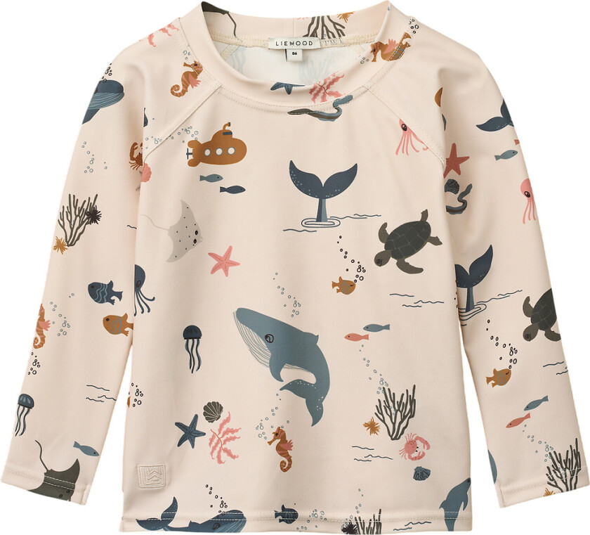 Badetop - UV40+ - Noah - Sea Skapning/Sandy - - 6 år (116) - Badetøy