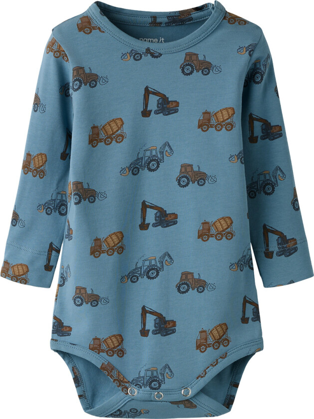 Body I/e - NbmFinnian - Spring Innsjø/Maskiner - - 1½ år (86) - Langermet Body