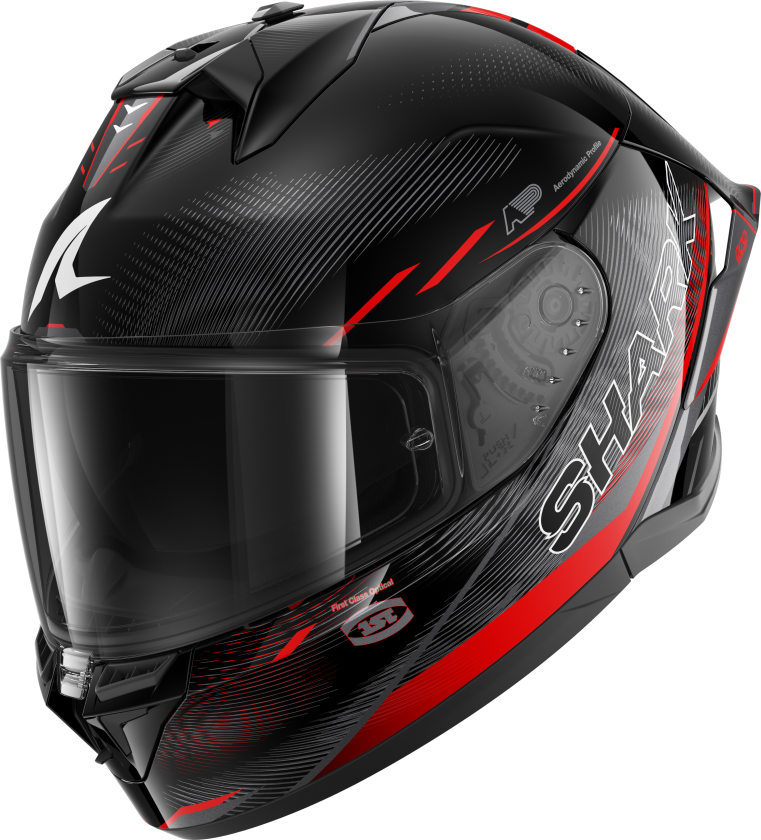 Helhjelm Shark Skwal Cup Speed-Tech Svart/Rød/AntrasittM