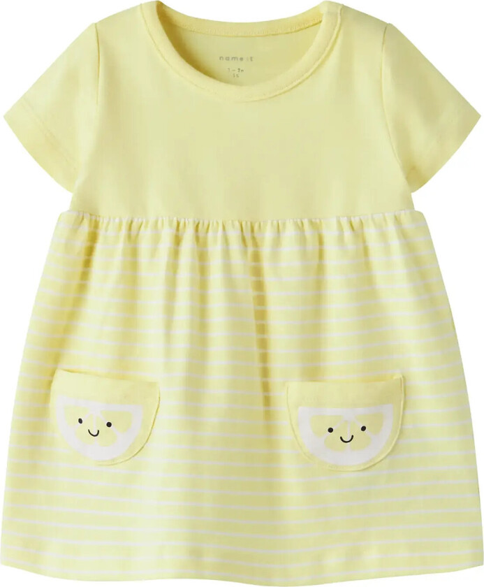 Nbffunniez Ss Dress - Yellow - 80