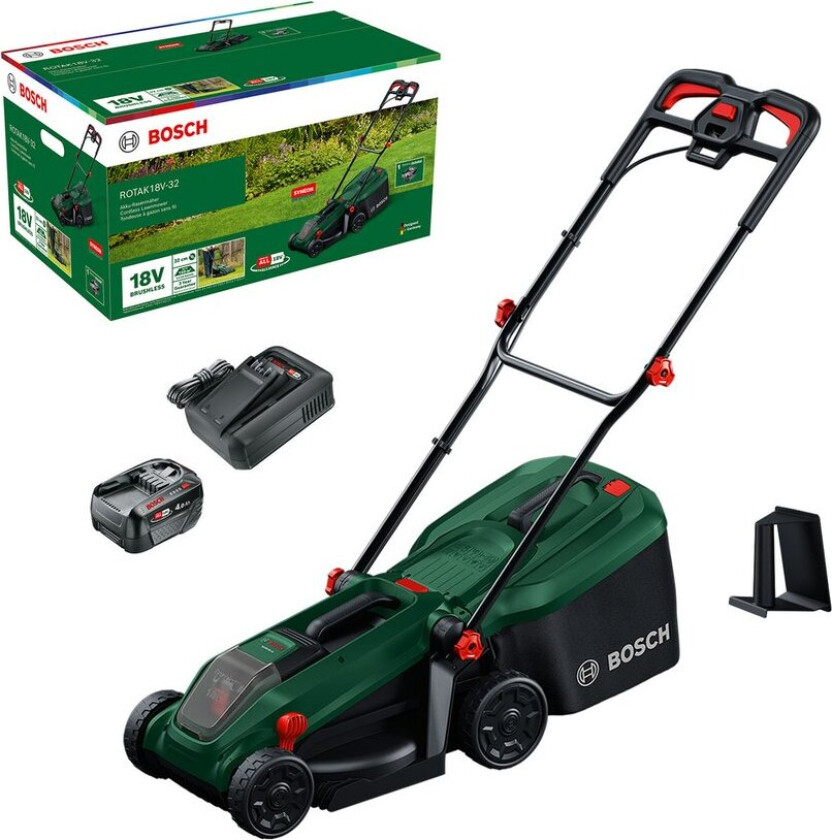 BOSCH GRESSKLIPPER ROTAK 18V-32 4,0AH