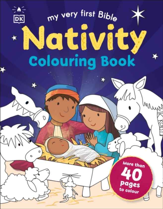My Very First Bible Nativity Colouring Book More than 40 Pages to Colour