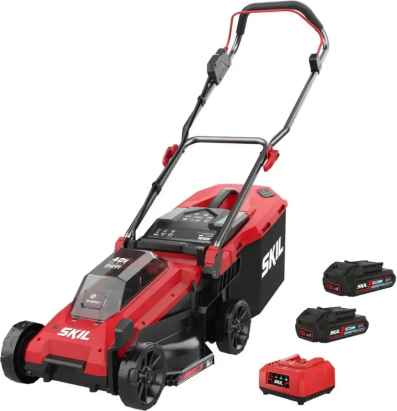 Gressklipper batt 0130ba m/lader og 2 batterier SKIL