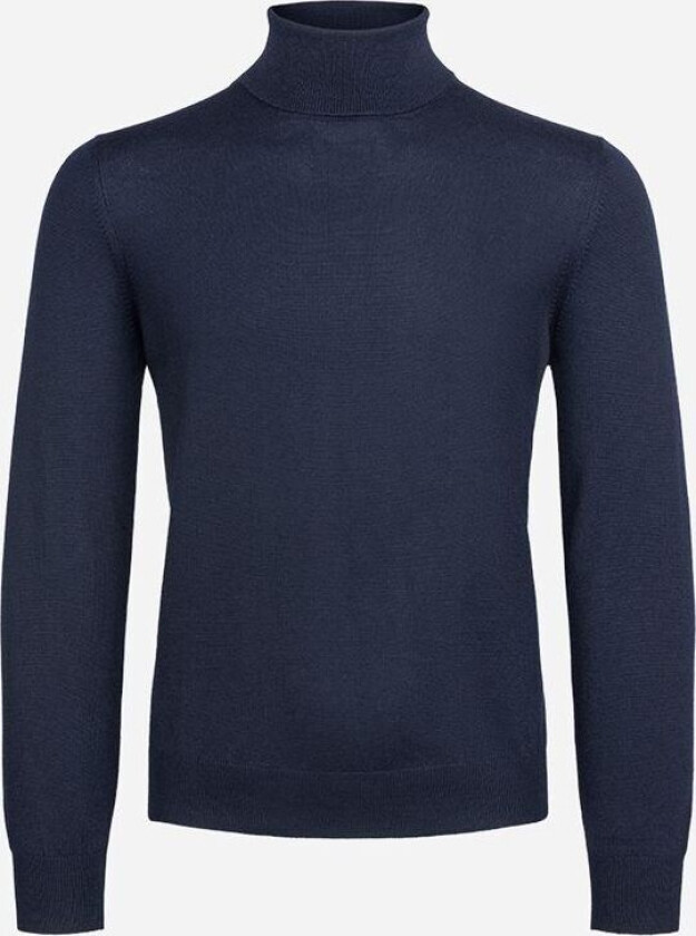 Turtle Neck Navy Blå 48