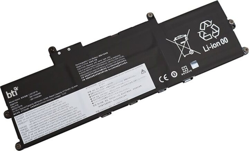 BTI - Batteri til bærbar PC - litiumion - 3-cellers - 4875 mAh - 57 Wh