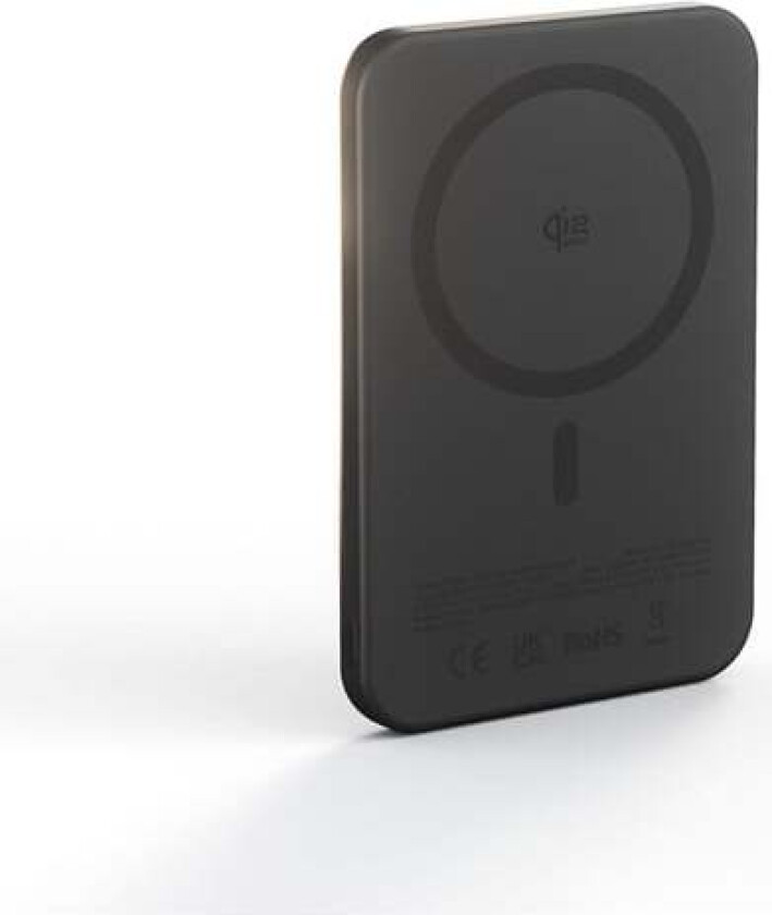 Powerbank Pro 2 Qi2.2 Semi Solid State 5000 mAh Nødlader - Svart - 5000 mAh