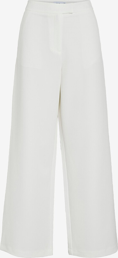 Bukser viGery Winnie HW Wide Pants - Hvit