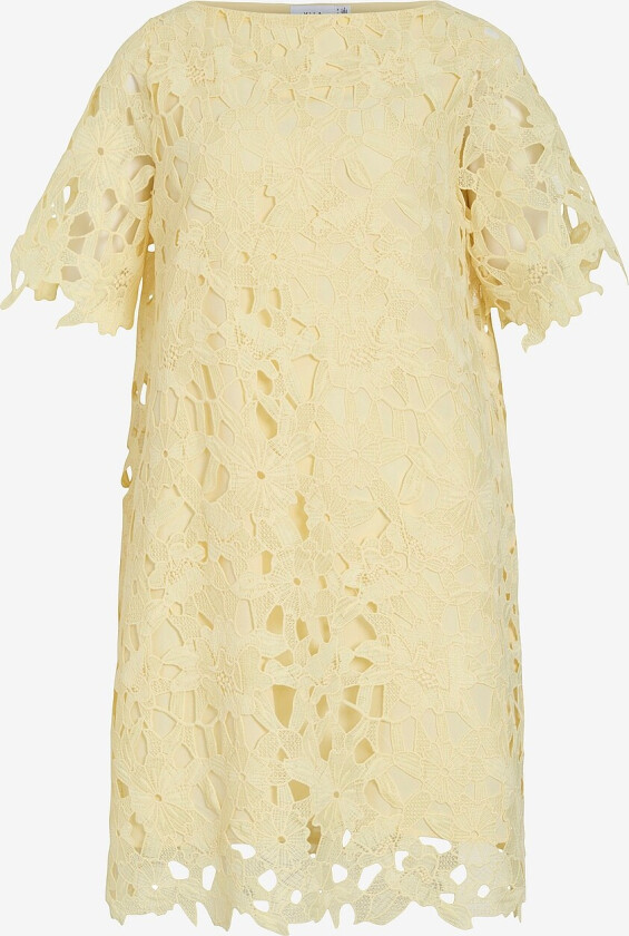 Kjole viSienna Boatneck 2/4 - Gul