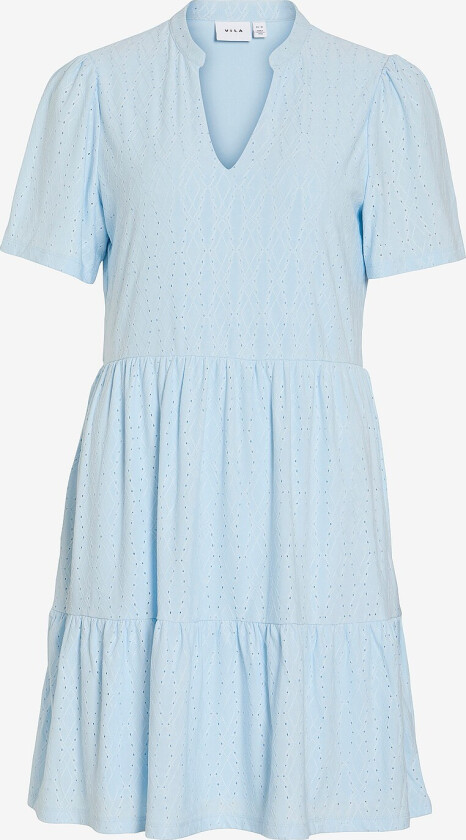 Kjole viBelli V-neck - Blå