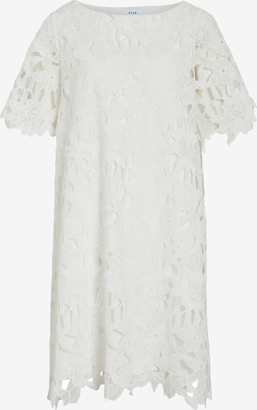Kjole viSienna Boatneck 2/4 - Hvit