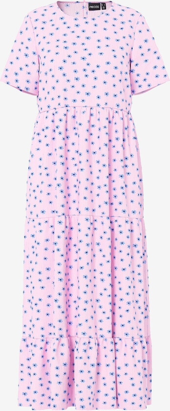 Maxikjole pcEvie SS - Rosa