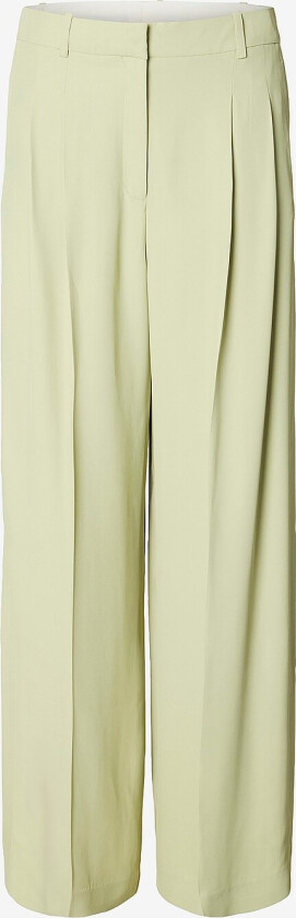 Bukser slfExtra Wide Ellie HW Pant - Grå