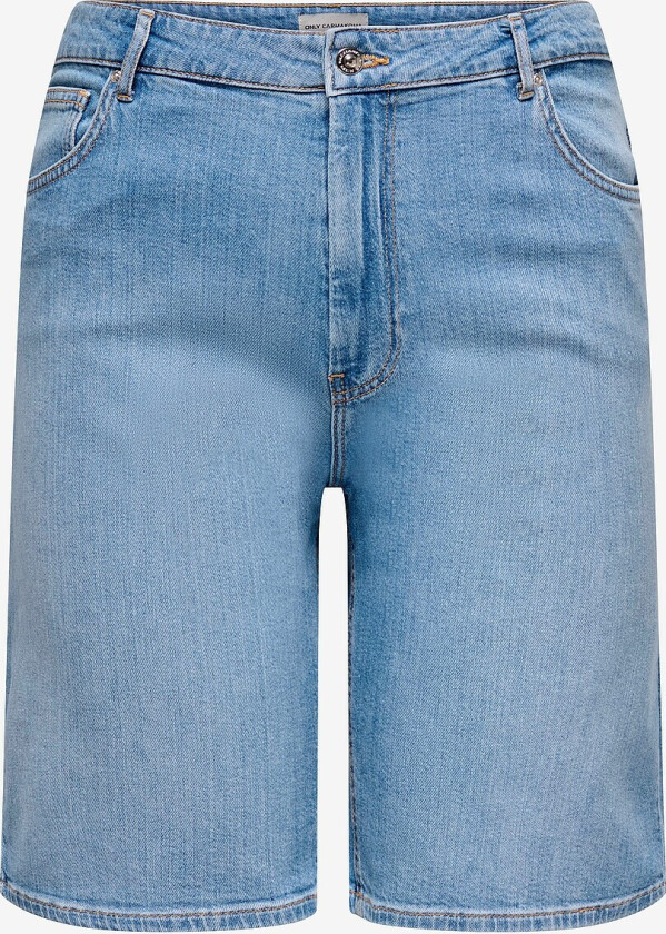 Jeans-shorts Carsonny HW Wide - Blå