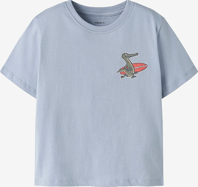 T-skjorte nmmVelix SS Nreg Top - Blå