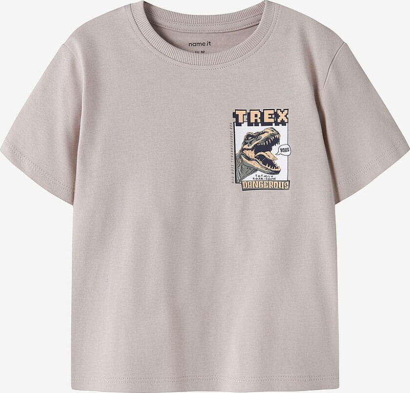 T-skjorte nmmVelix SS Nreg Top - Grå