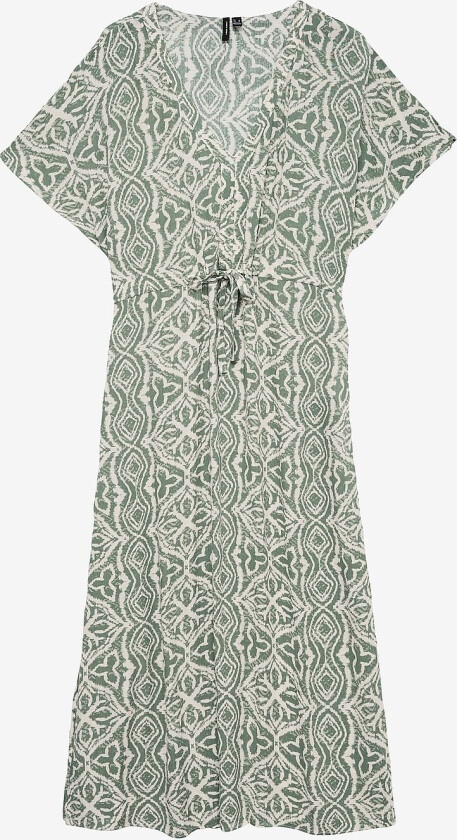 Kjole vmMenny SS 7/8 Kaftan Wvn - Grønn