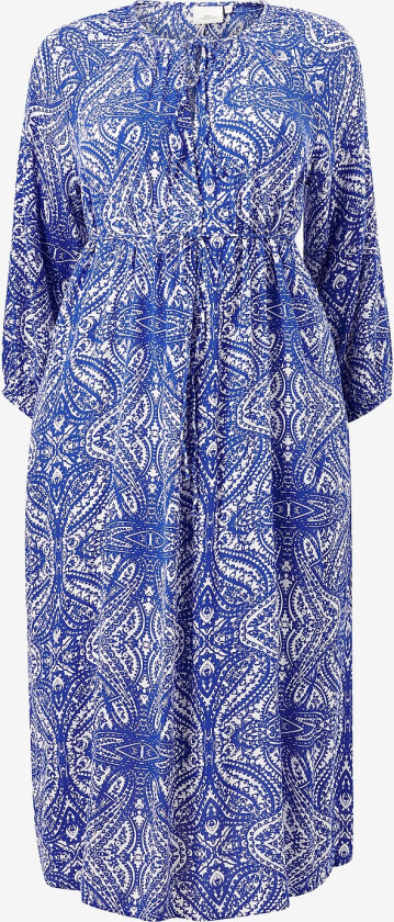 Kjole carSonya Life 3/4 V-neck Calf Dress - Hvit