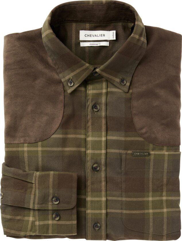Men's Chill Coolmax Shirt Pinegrove Green Checked