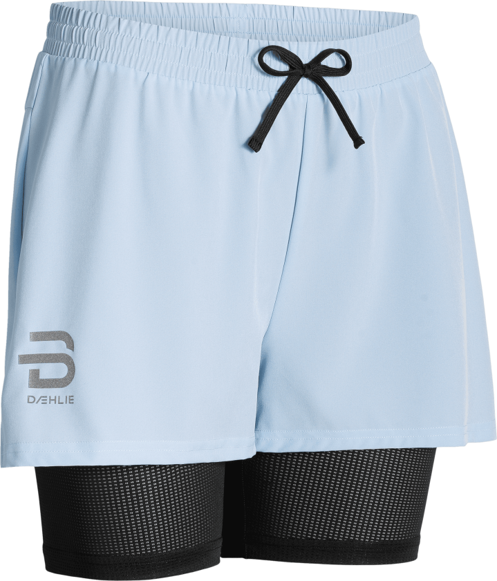 Women's Shorts Run 2-in-1 Blue Aura