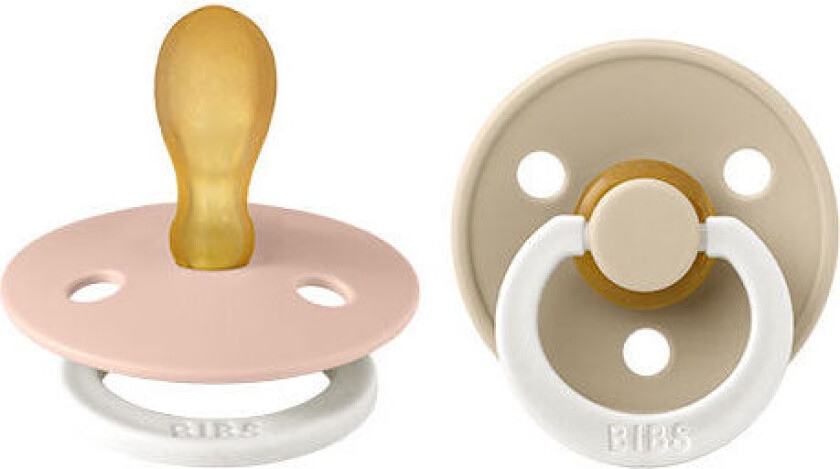 Pacifier Colour Latex Symmetric Blush Glow/Vanilla Glow Size