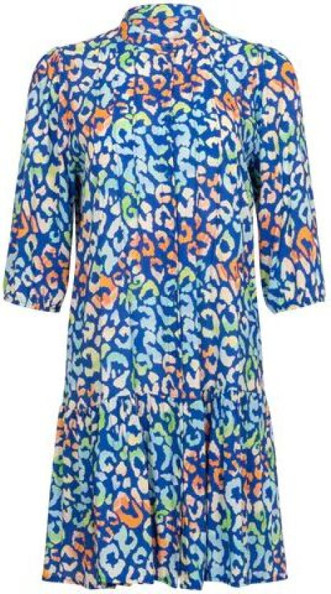 Imogene Sh. Dress - Blue Leo XS