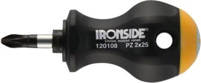 120107 Skrutrekker pozidriv, stubby PZ1 x 25 mm