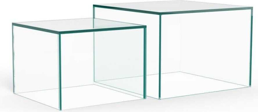 Samon sofabord 50 cm - Krystallklar