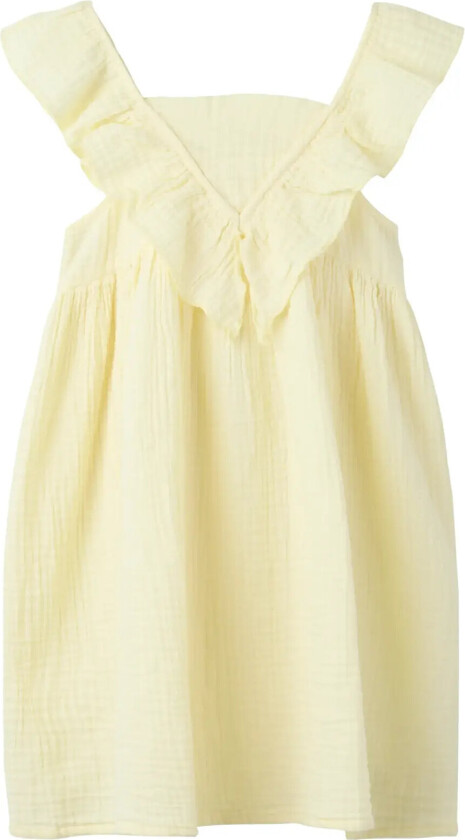 Nmffuslin Capsl Dress - Yellow - 92