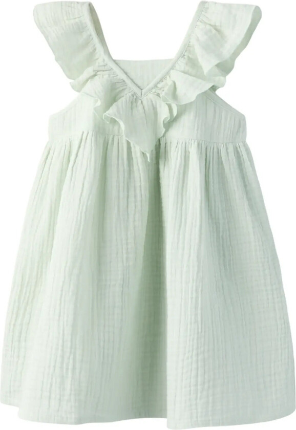 Nmffuslin Capsl Dress - Green - 104