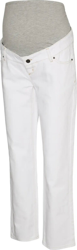 Mlolli Straight Ankle Jeans - White - 32 x 34