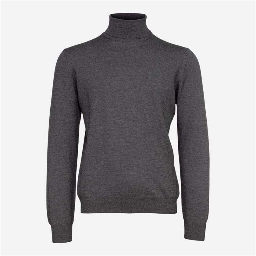 Turtle Neck Dark Grey Grå 48