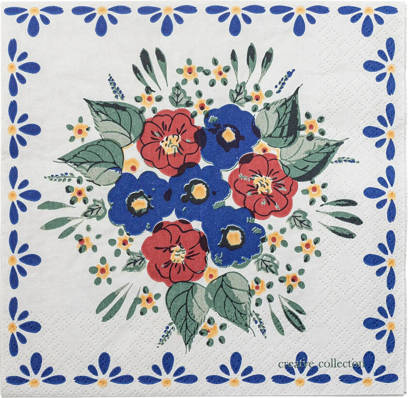Florist Napkin - Multi/patterned - 33X33CM