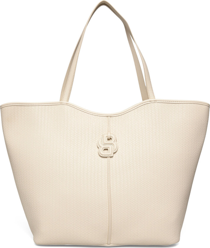 Anett New Big Tote W - Cream - ONE SIZE