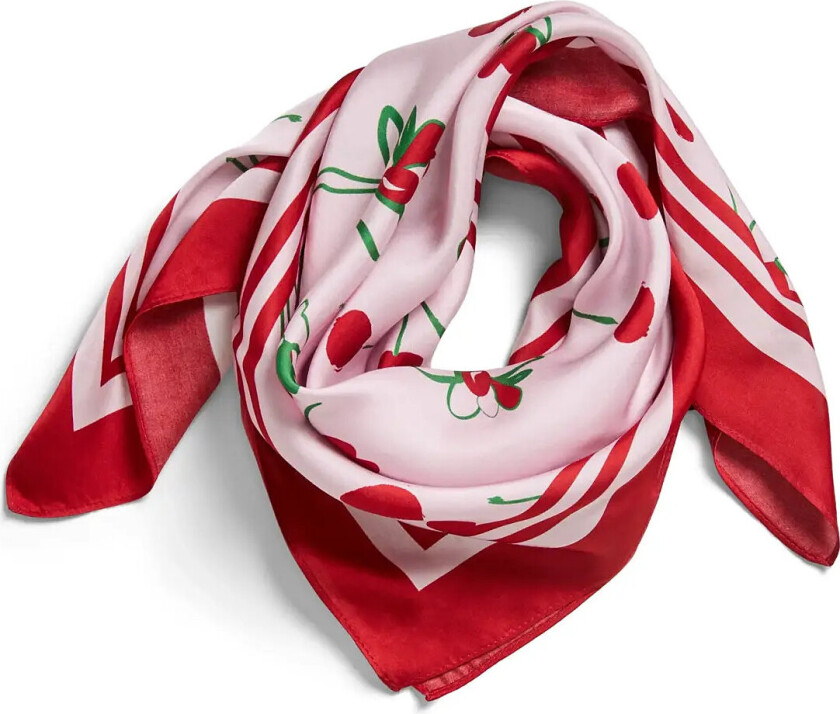 Pcjarina Square Scarf Bc - Red - ONE SIZE