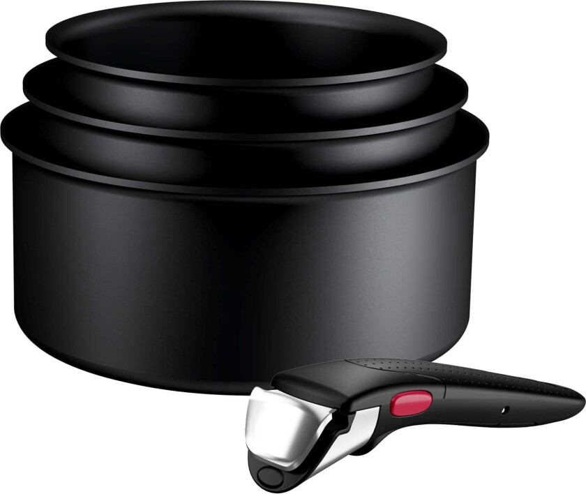 Ingenio Excellence Fusion Grytesett - Svart - 4 deler