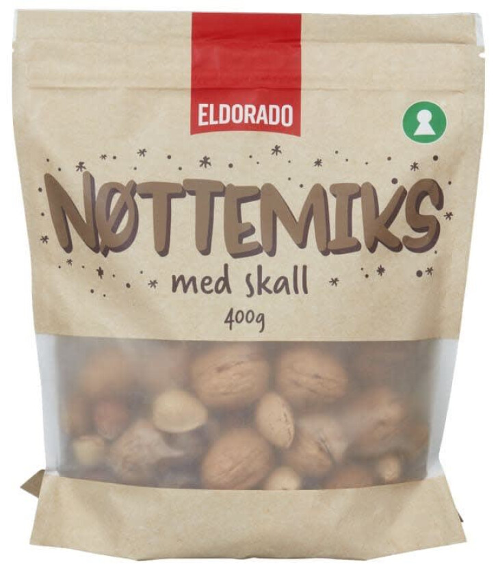 Miksnøtter m/Skall 380g
