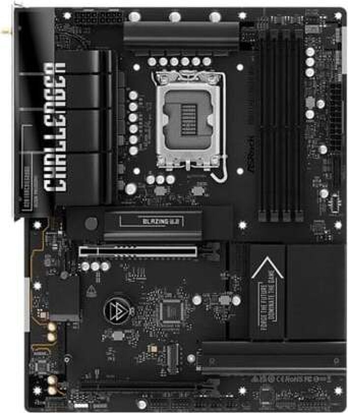 B860 Challenger WiFi - motherboard - ATX - LGA1851 Socket - B860 Hovedkort - Intel B860 - Intel LGA1851 socket - DDR5 RAM - ATX