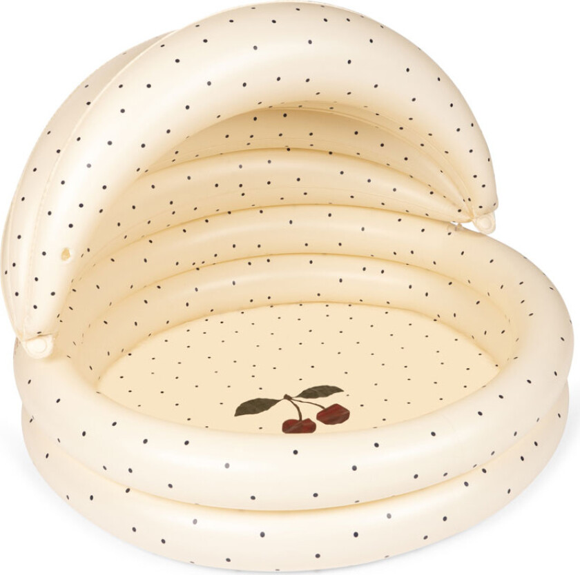 Pool With Canopy Navy Dots-One Size