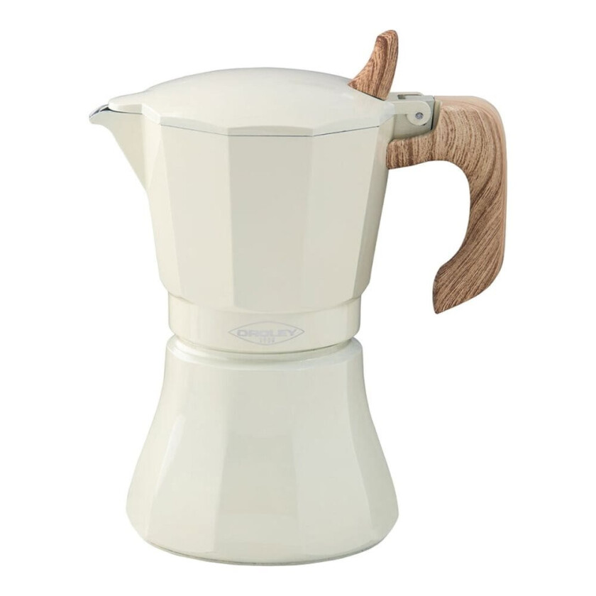 Italian Kaffekanne Oroley Petra 9 Kopper Krem Aluminium