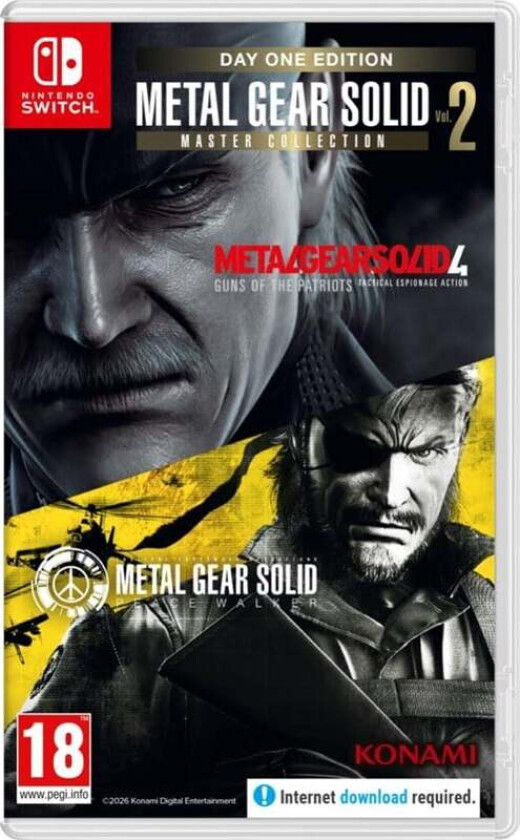 Metal Gear Solid: Master Collection Vol. 2 (Day One Edition) - Nintendo Switch - Action/Adventure
