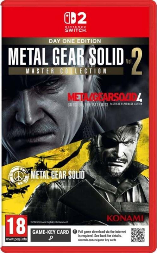 Metal Gear Solid: Master Collection Vol. 2 (Day One Edition) - Nintendo Switch 2 - Action/Adventure