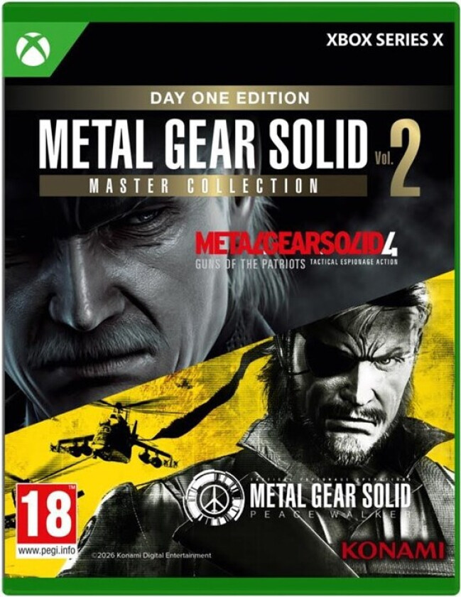 Metal Gear Solid: Master Collection Vol. 2 (Day One Edition) - Microsoft Xbox Series X - Action/Adventure