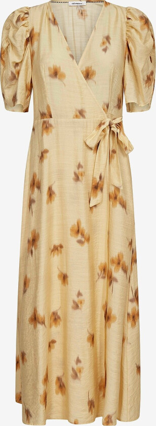 Maxikjole Mylacc Flower Wrap Dress - Gul