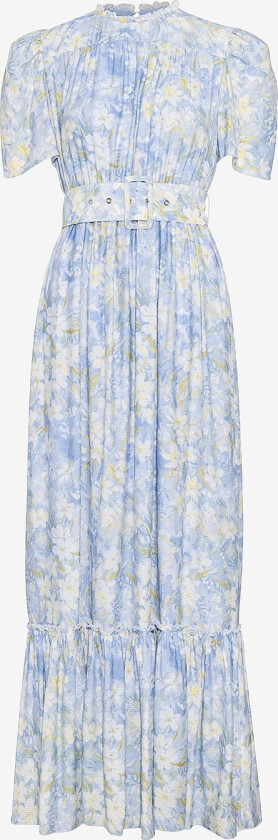 Maxikjole Sophie Puff Maxi Dress - Blå