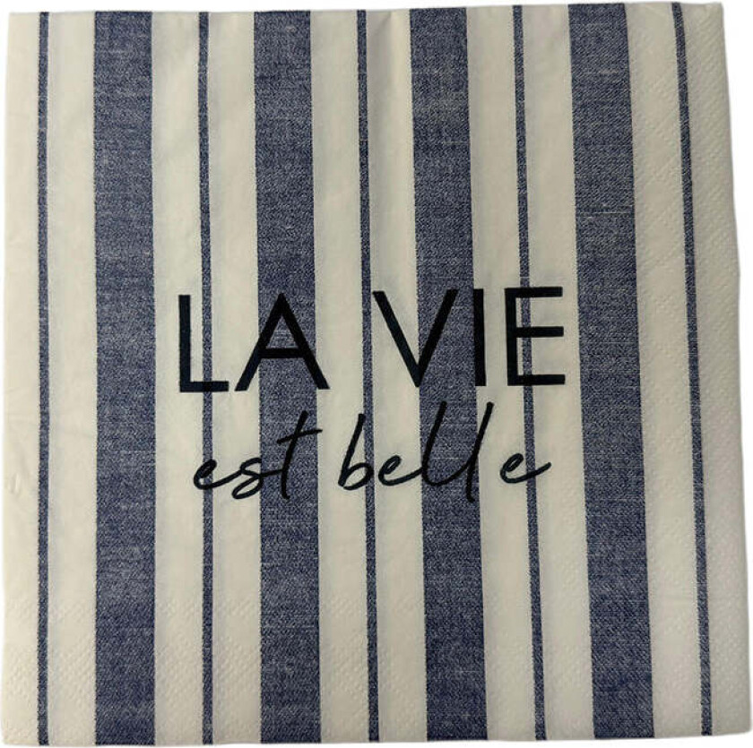 Collection Servietter 33x33cm La Vie Est Belle