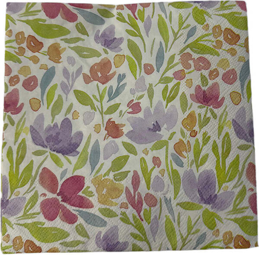 Collection Servietter 33x33cm Collection Servietter 33x33cm Flerfarget Blomsterprint