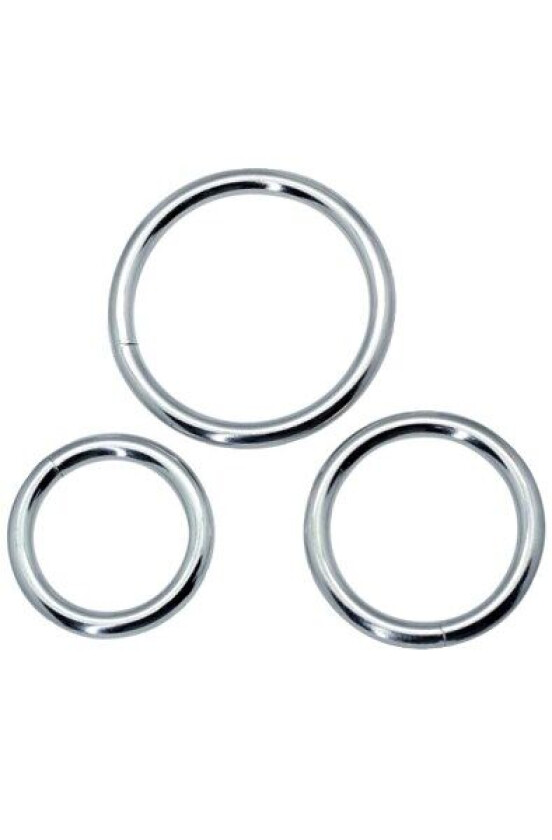 TOYZ4LOVERS Timeless Metal Rings 3 pcs Pakke med penisringer