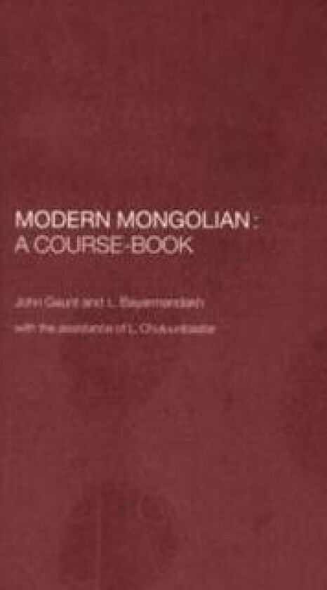 Modern Mongolian: A Course-Book