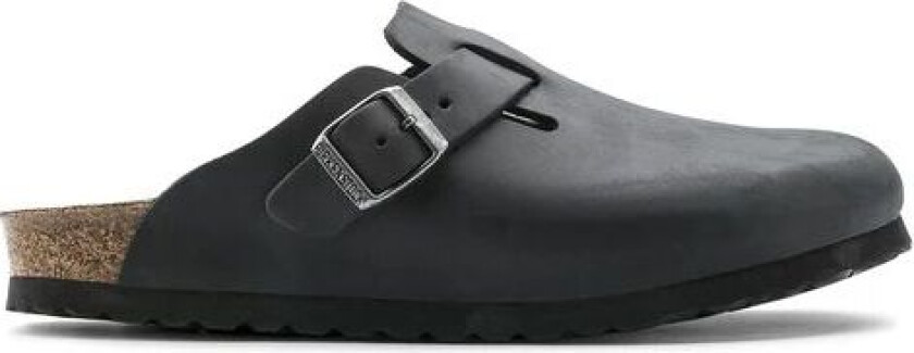 Boston Oiled Leather Narrow - Black 38