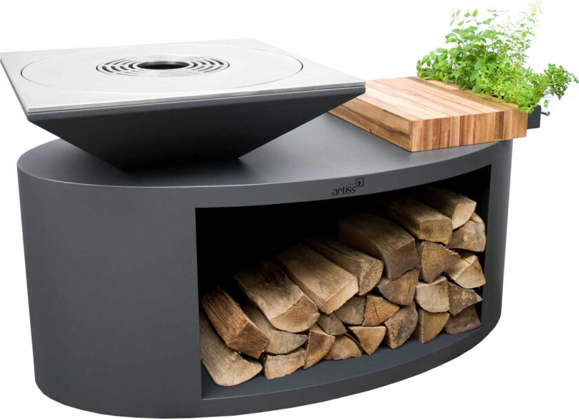 Utepeis - G3 - Treplate med ståltopp